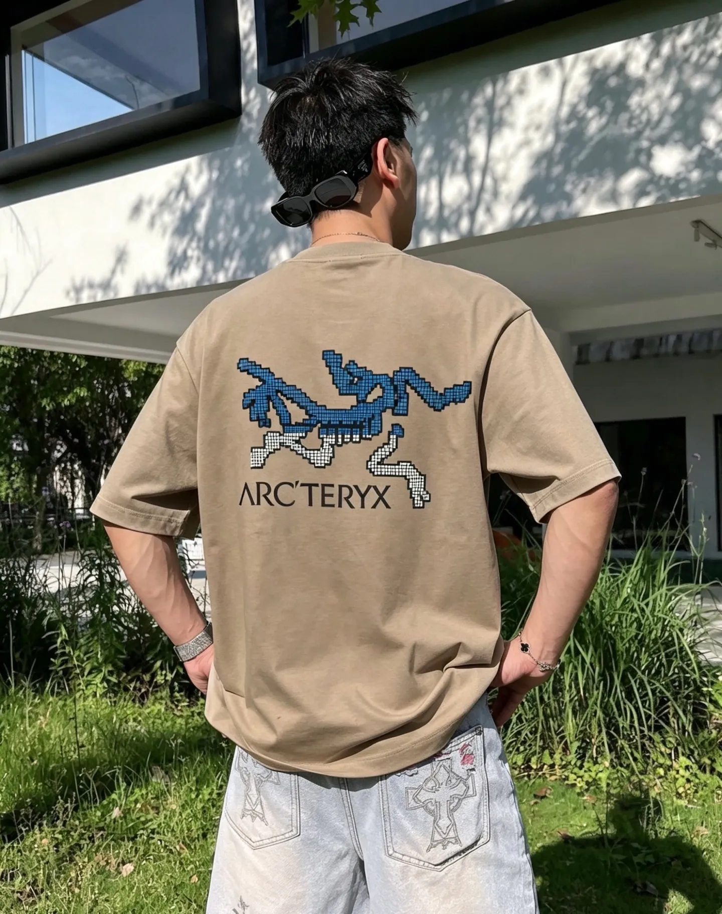 Arc～ logo 《 》 ， ， Same Style， : Black White Coffee Brown Size：S（90-130 ） M（125-150 ） L（135-165 ） XL（160-190 ） XXL（185 ）